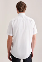 Regular Chemise d'affaires Uni in Blanc |  Seidensticker Onlineshop