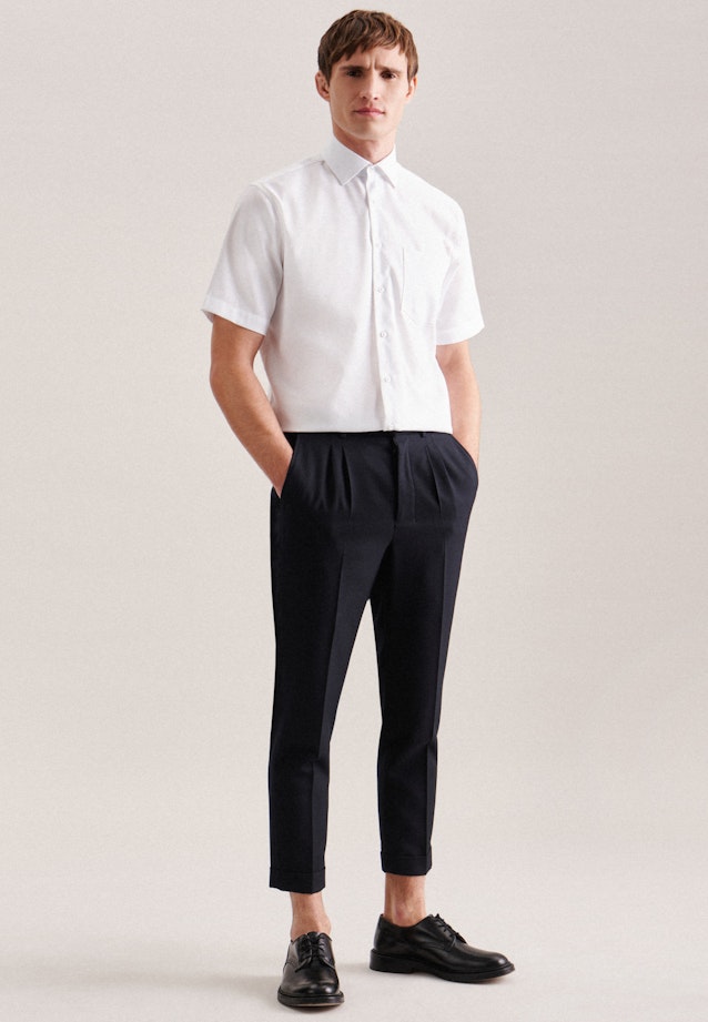 Regular Business shirt Uni in White |  Seidensticker Onlineshop