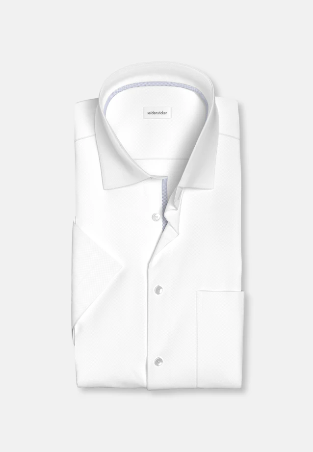 Regular Chemise d'affaires Uni in Blanc |  Seidensticker Onlineshop