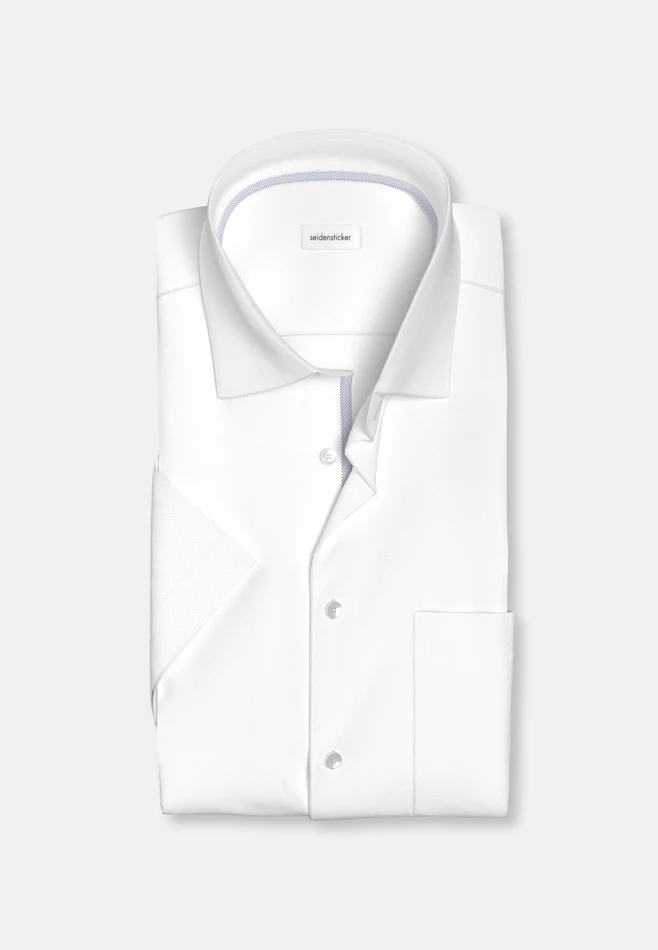 Regular Chemise d'affaires Uni dans Blanc | Boutique en ligne Seidensticker