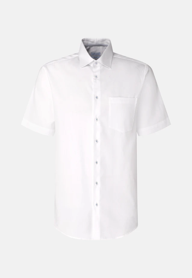 Regular Chemise d'affaires Uni in Blanc |  Seidensticker Onlineshop