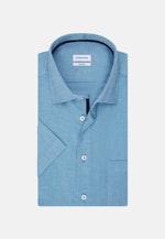 Chemise Business Regular Manche courte sans repassage in Turquoise |  Seidensticker Onlineshop