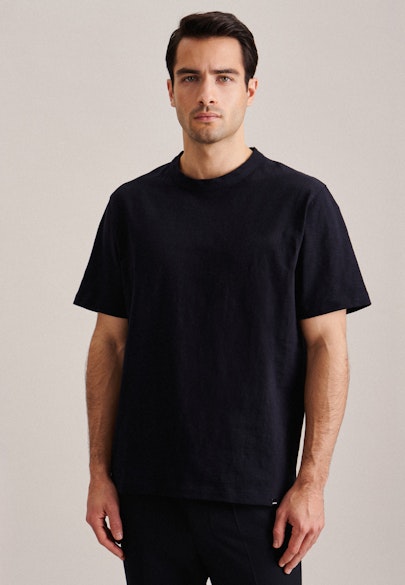 T-Shirt Uni in Dark Blue |  Seidensticker Onlineshop