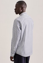 Regular Casual shirt Stripe in Dark Blue |  Seidensticker Onlineshop