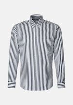 Regular Casual shirt Stripe in Dark Blue |  Seidensticker Onlineshop