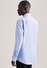 Regular Chemise d'affaires Imprimé in Bleu Clair |  Seidensticker Onlineshop