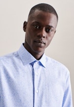 Regular Chemise d'affaires Imprimé in Bleu Clair |  Seidensticker Onlineshop