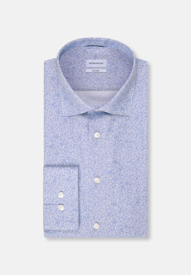 Regular Chemise d'affaires Imprimé in Bleu Clair |  Seidensticker Onlineshop