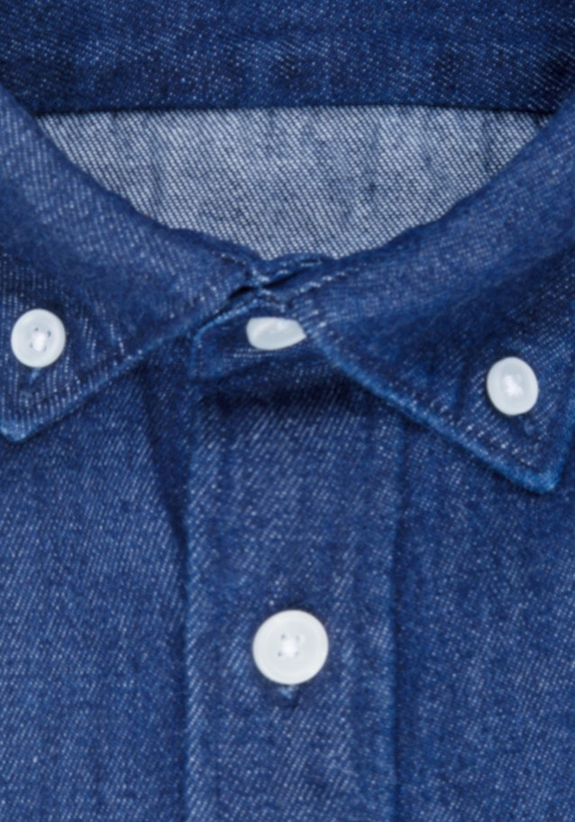 Regular Casual Hemd Uni in Dunkelblau | Seidensticker Onlineshop