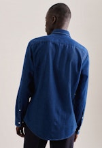 Regular Casual shirt Uni in Dark Blue |  Seidensticker Onlineshop