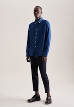 Regular Casual shirt Uni in Dark Blue |  Seidensticker Onlineshop