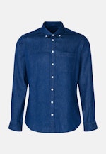 Regular Casual shirt Uni in Dark Blue |  Seidensticker Onlineshop