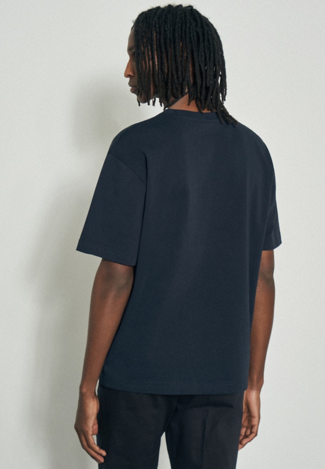 T-Shirt Regular in Dark Blue |  Seidensticker Onlineshop
