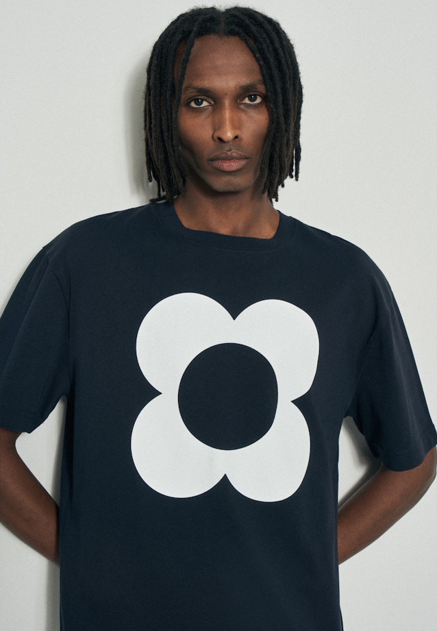 T-Shirt Regular in Donkerblauw |  Seidensticker Onlineshop