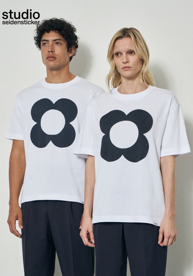 T-Shirt Regular in Weiß | Seidensticker Onlineshop