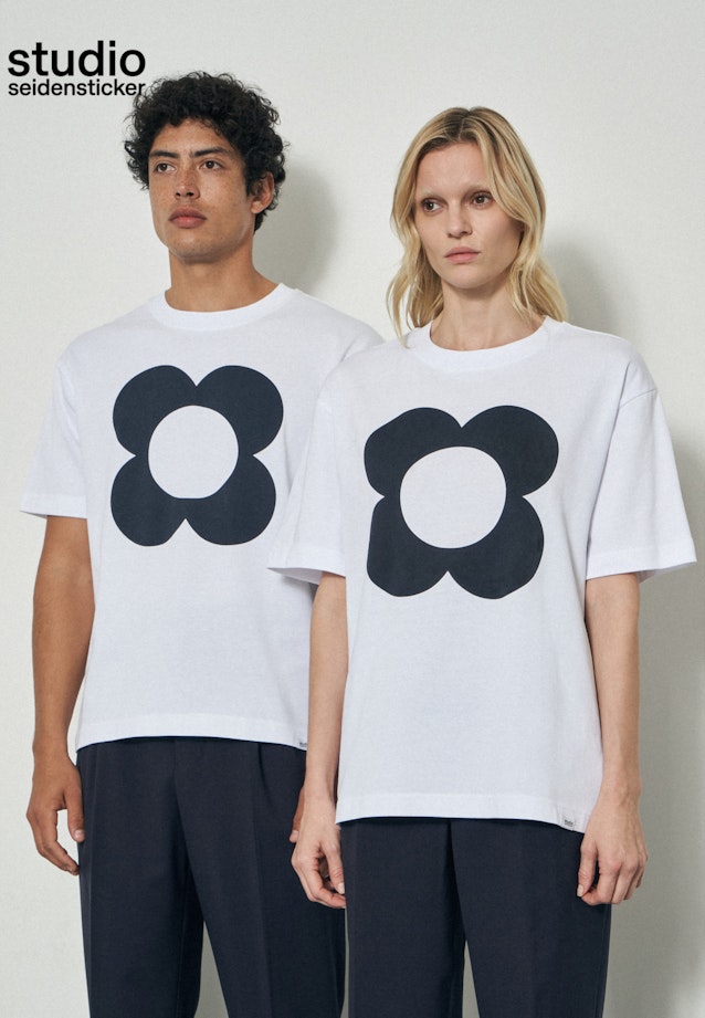 T-Shirt Regular in Wit | Seidensticker Onlineshop
