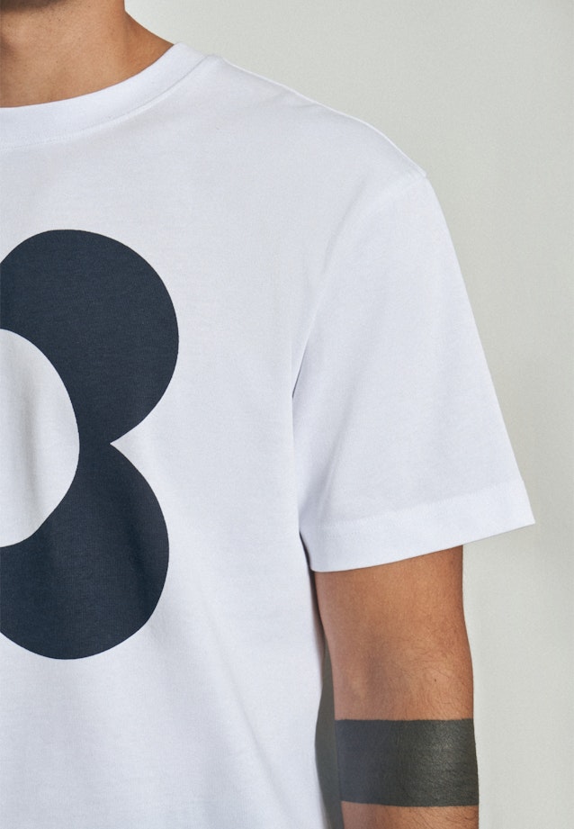 T-Shirt Regular in Blanc |  Seidensticker Onlineshop