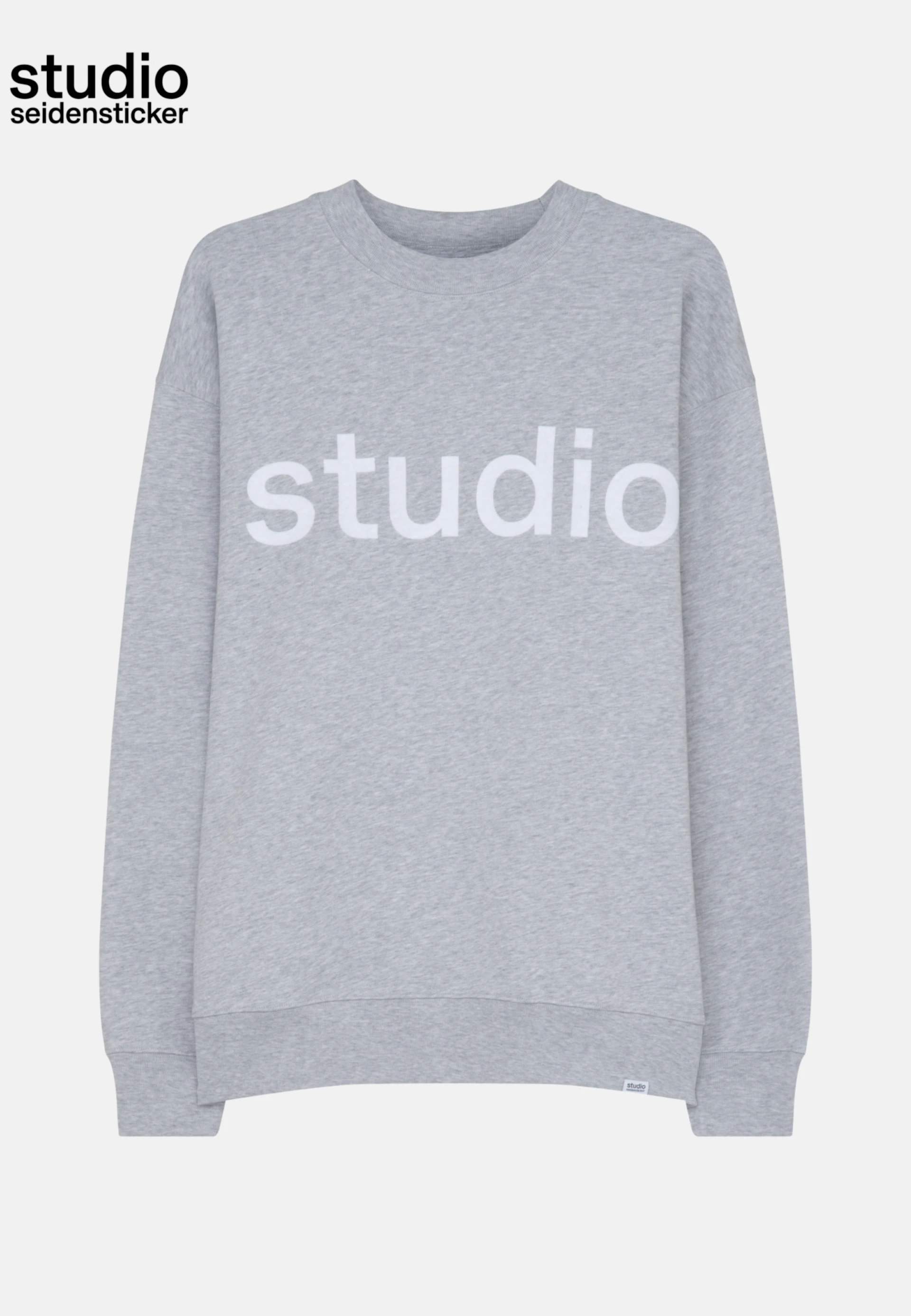 Men Sweatshirt Oversized grey | Studio Seidensticker