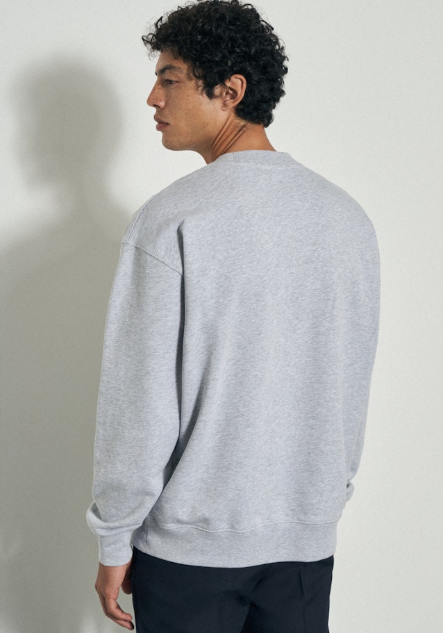 Sweatshirt Oversized Manche Longue in Gris |  Seidensticker Onlineshop