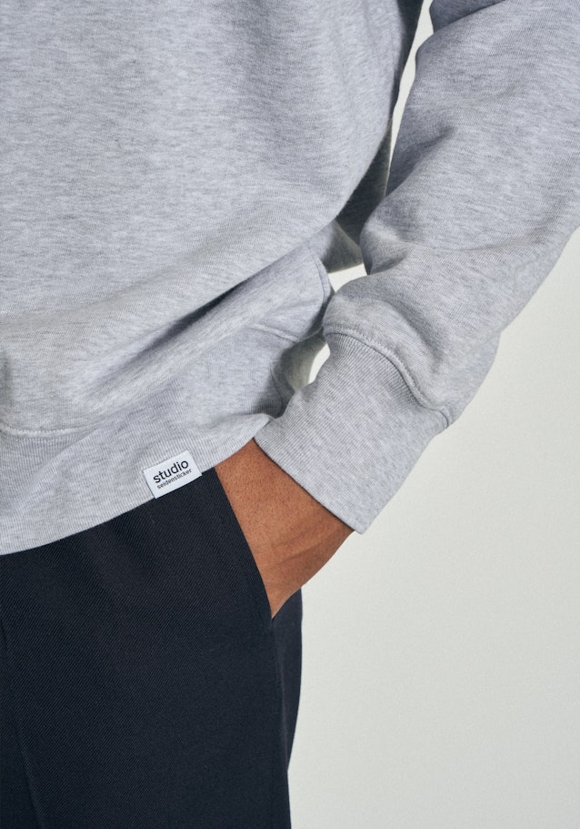 Rundhals Sweatshirt Oversized in Grau |  Seidensticker Onlineshop