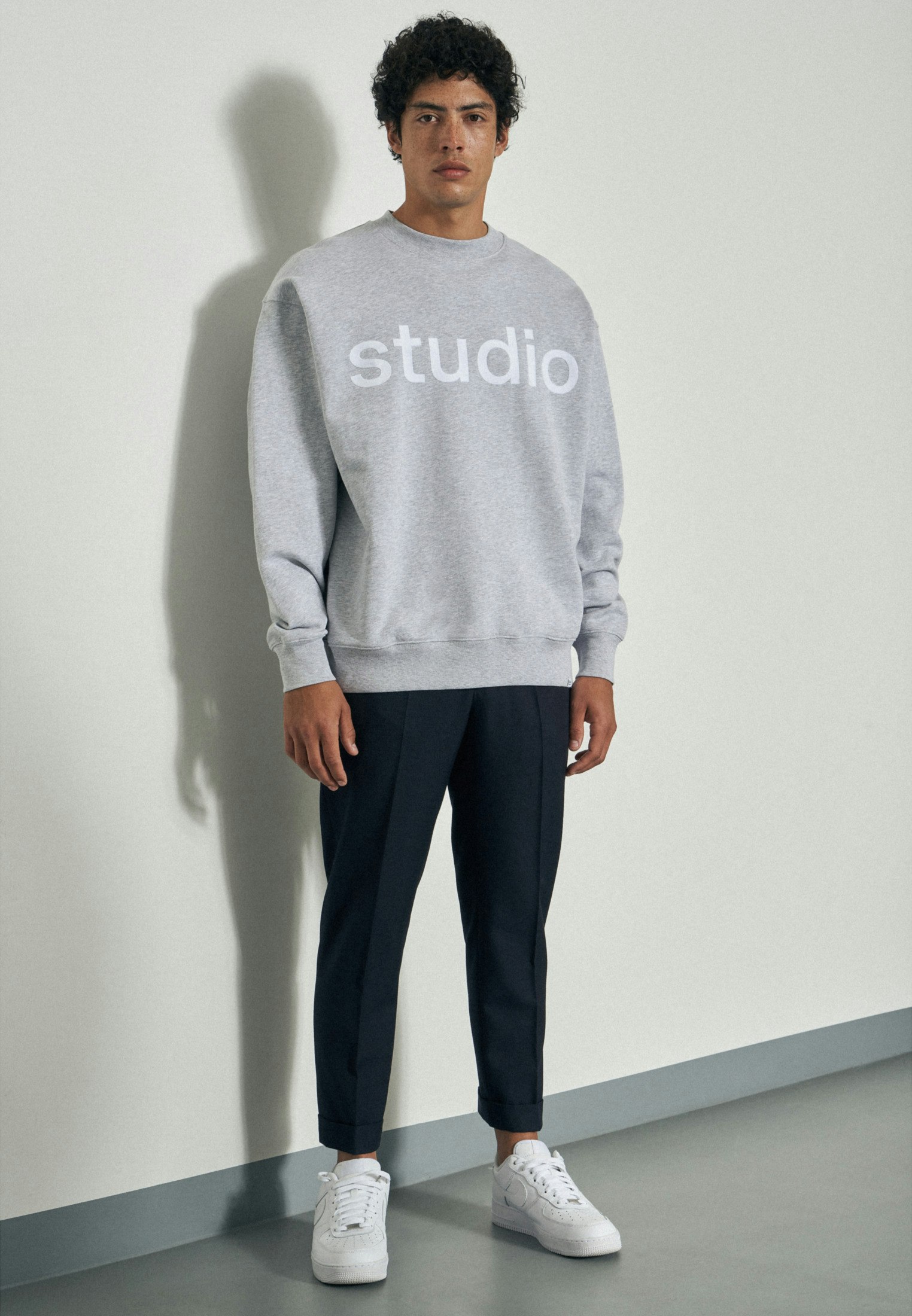 STUDIO NICHOLSON Crew Neck Sweat Shirt-