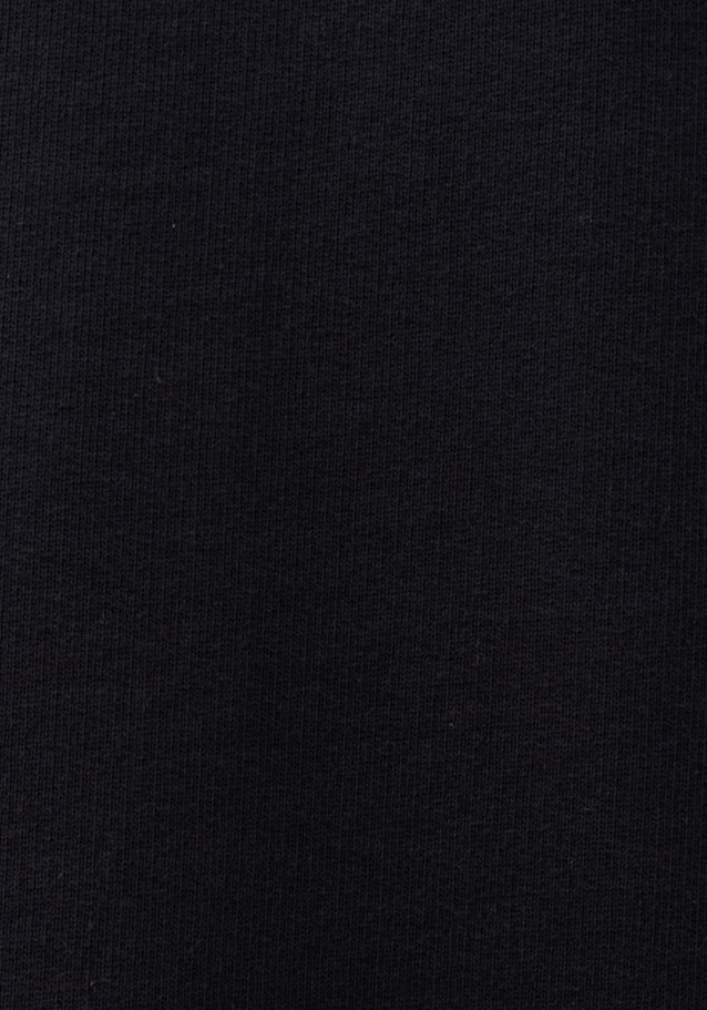 Ronde Hals Sweatshirt in Donkerblauw |  Seidensticker Onlineshop