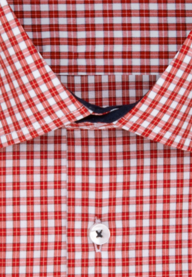 Regular Chemise d'affaires carreaux in Rouge |  Seidensticker Onlineshop