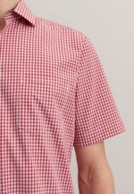 Regular Chemise d'affaires carreaux in Rouge |  Seidensticker Onlineshop