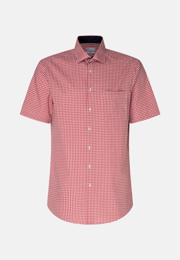 Regular Chemise d'affaires carreaux in Rouge |  Seidensticker Onlineshop