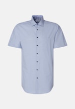 Regular Chemise d'affaires carreaux in Bleu Clair |  Seidensticker Onlineshop