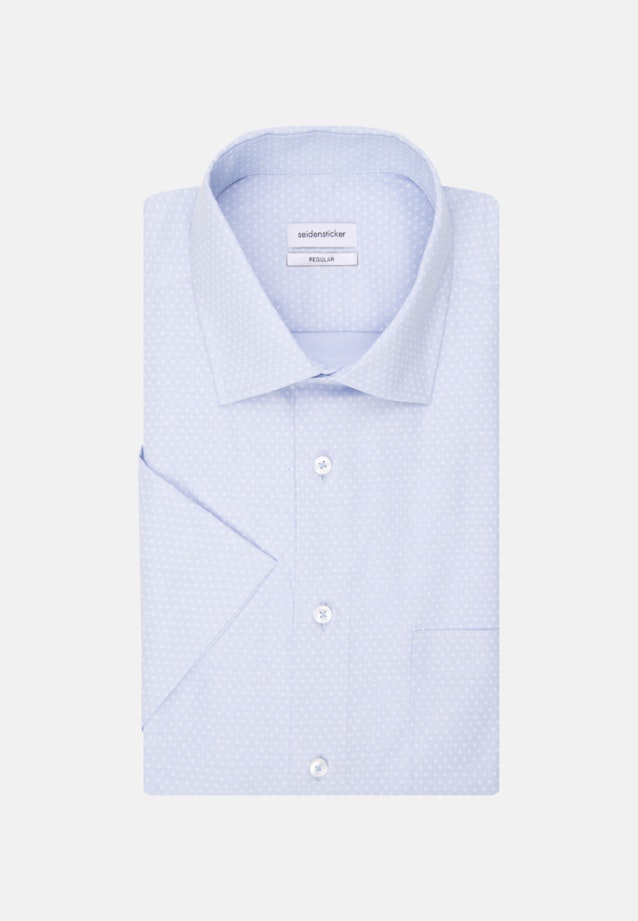 Oxford Kurzarm Business Hemd in Regular mit Kentkragen in Hellblau |  Seidensticker Onlineshop