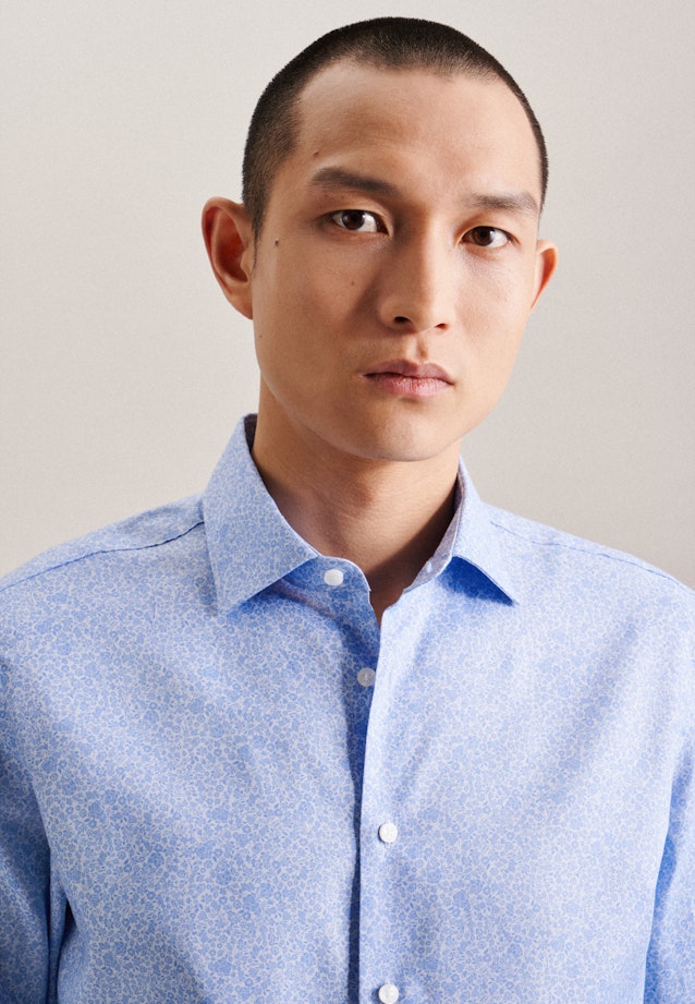 Slim Chemise d'affaires Imprimé in Bleu Clair |  Seidensticker Onlineshop