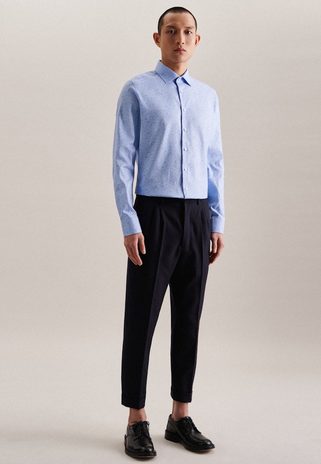 Slim Chemise d'affaires Imprimé in Bleu Clair |  Seidensticker Onlineshop