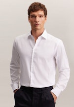 Shaped Business Hemd Uni in Weiß |  Seidensticker Onlineshop