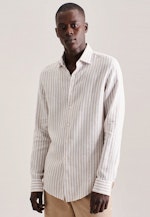 Shaped Chemise d'affaires rayures in Marron |  Seidensticker Onlineshop