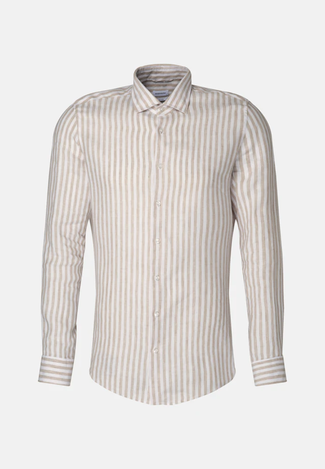 Shaped Chemise d'affaires rayures in Marron |  Seidensticker Onlineshop