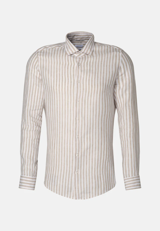 Shaped Chemise d'affaires rayures in Marron |  Seidensticker Onlineshop