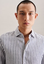 Shaped Chemise d'affaires rayures in Bleu Foncé |  Seidensticker Onlineshop