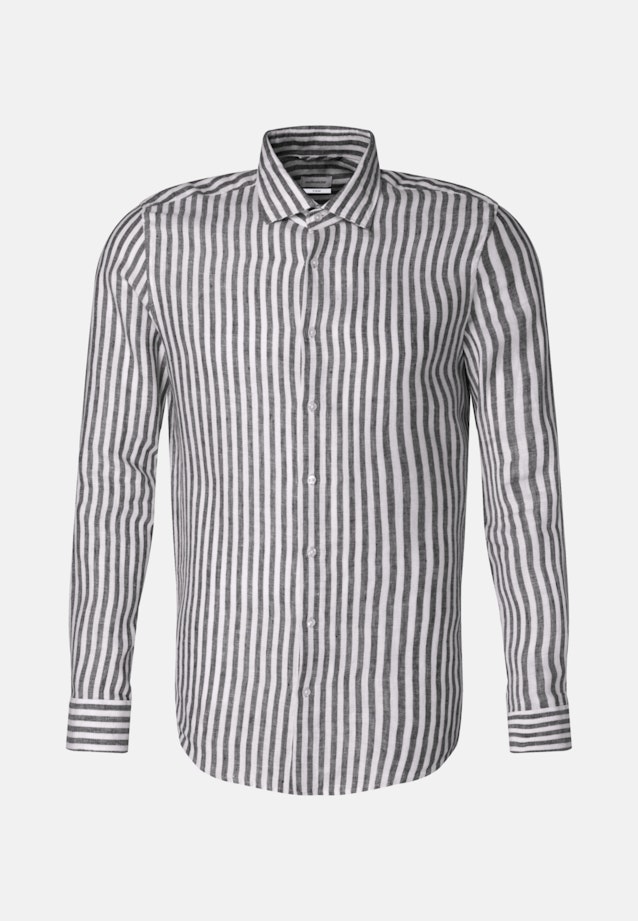 Shaped Chemise d'affaires rayures in Bleu Foncé |  Seidensticker Onlineshop