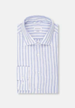 Shaped Chemise d'affaires rayures in Bleu Clair |  Seidensticker Onlineshop