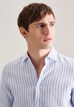 Shaped Chemise d'affaires rayures in Bleu Clair |  Seidensticker Onlineshop