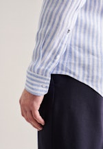 Shaped Chemise d'affaires rayures in Bleu Clair |  Seidensticker Onlineshop