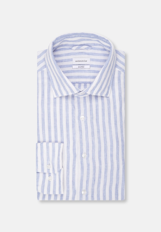 Shaped Chemise d'affaires rayures in Bleu Clair |  Seidensticker Onlineshop