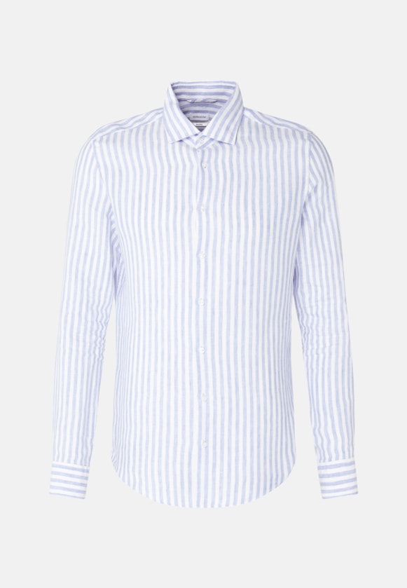 Shaped Chemise d'affaires rayures in Bleu Clair |  Seidensticker Onlineshop