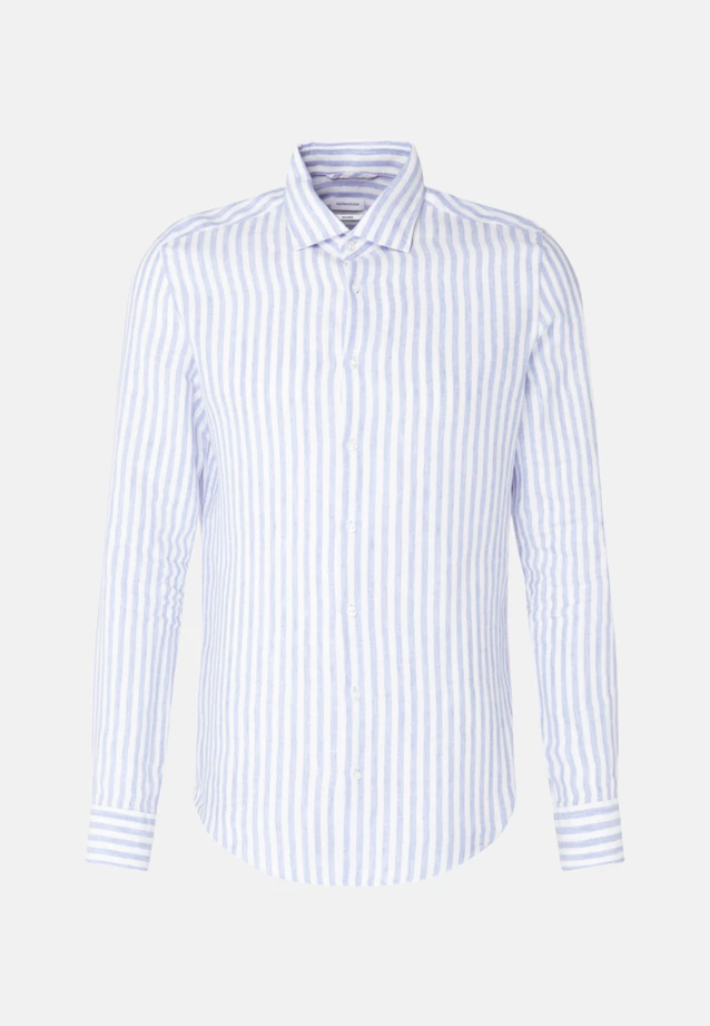 Shaped Chemise d'affaires rayures in Bleu Clair |  Seidensticker Onlineshop