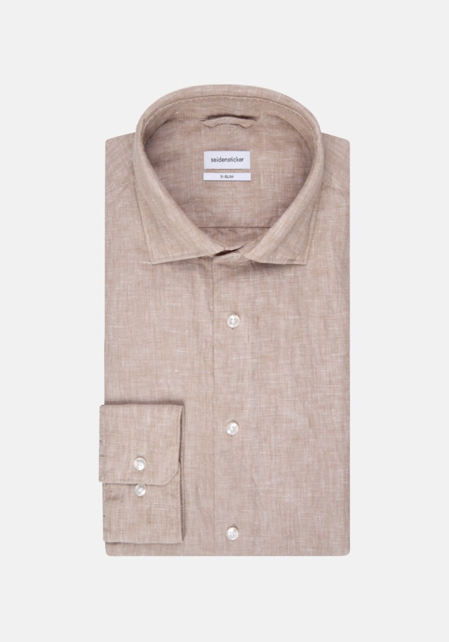 X-Slim Chemise Business Uni in Marron |  Seidensticker Onlineshop