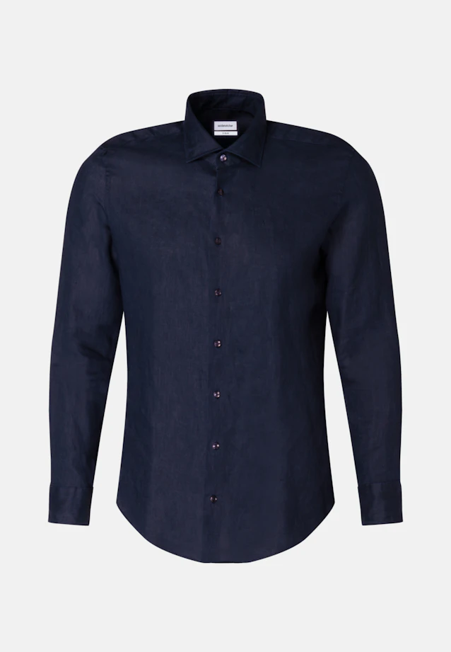 X-Slim Business shirt Uni in Dark Blue |  Seidensticker Onlineshop