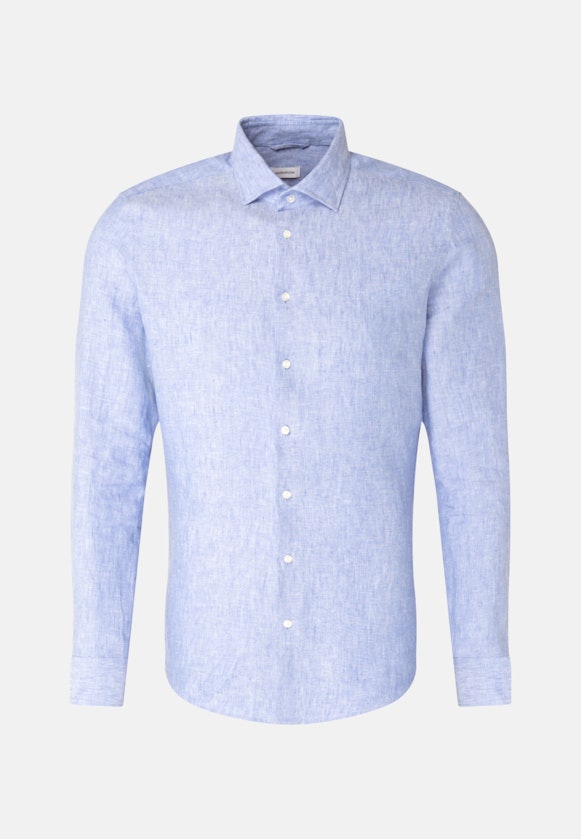 Chemise Business X-Slim Lin Col Kent in Bleu Clair |  Seidensticker Onlineshop