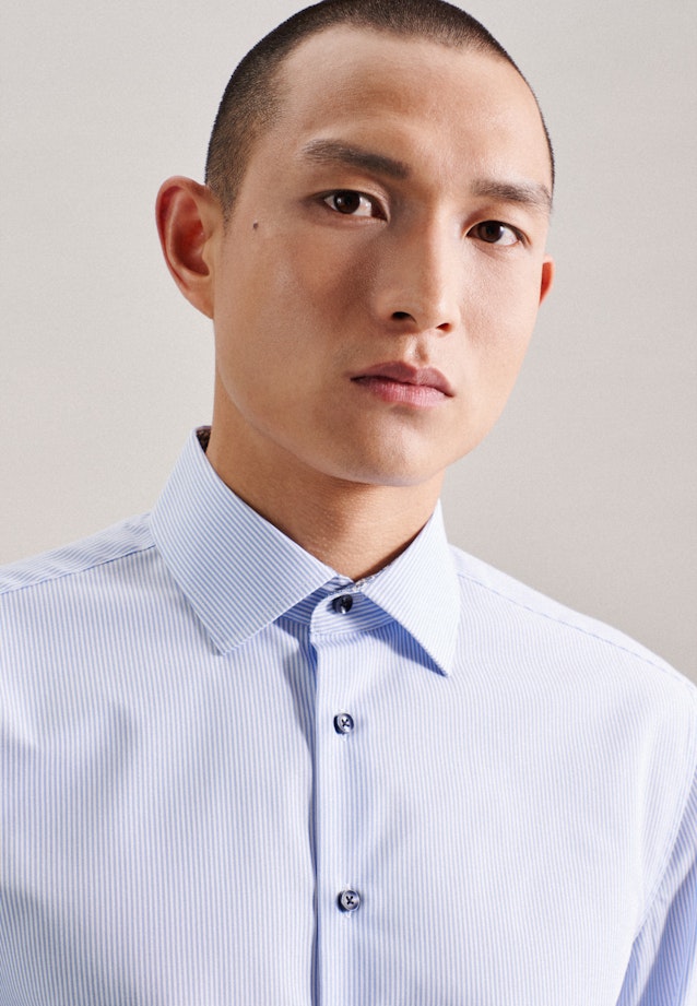 X-Slim Chemise d'affaires rayures in Bleu Clair |  Seidensticker Onlineshop