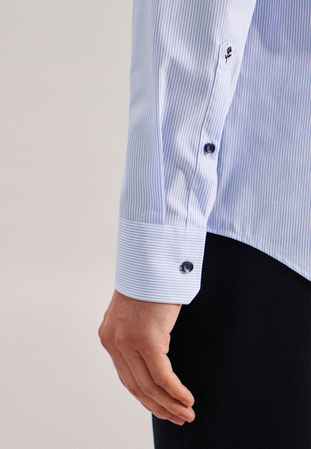 X-Slim Chemise d'affaires rayures in Bleu Clair |  Seidensticker Onlineshop
